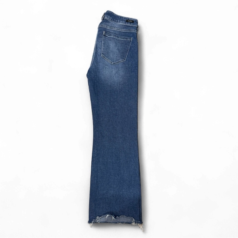 Liverpool Los Angeles The Flare Jeans Women’s Medium Wash Raw Hem - Size: 4/27 - Picture 3 of 6